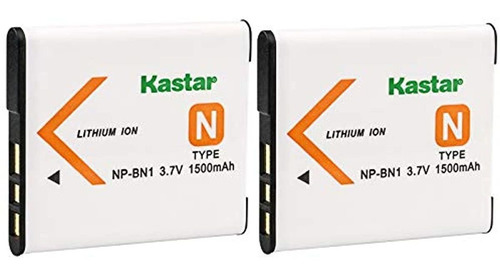 Bateria Kastar (paquete De 2) Para Np-bn1, Bc-csn - Sony Cyb