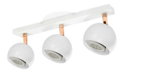 Lampara Barral Aplique Techo Moderna Led 3 Luces Living Can