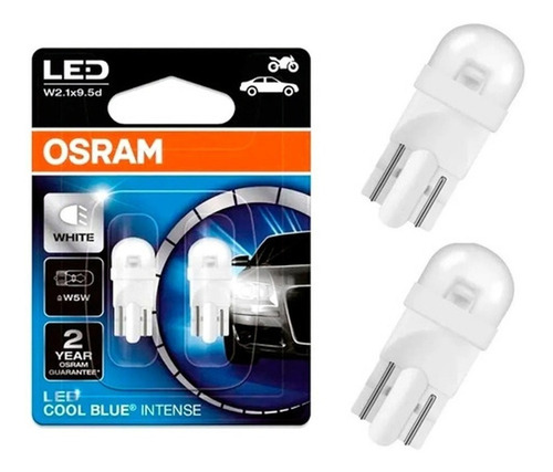 Imagen 2 de 7 de Lamparas Led Osram W5 Posicion 12v 2780cw