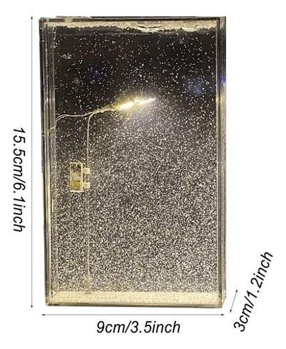 Y Encantadora Luz Nocturna Con Escena De Nieve | Relajante