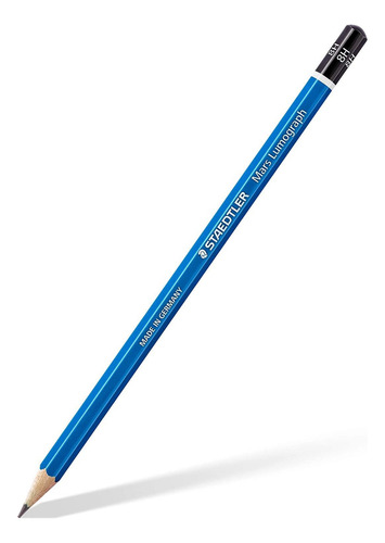 Conjunto de canetas Staedtler Mars Lumograph 8h X12 unidades