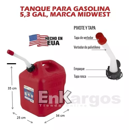 Bidón Para Gasolina 1 Galón Tipo I