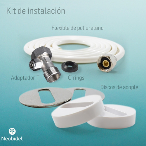 Imagen 9 de 10 de Bidet Matic Para Inodoro Universal Premium C/ Luz + Kit Inst