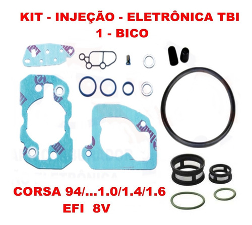 Kit Reparo Injeção Eletronica Tbi Corsa 1.0/1.4/1.6 8v Efi