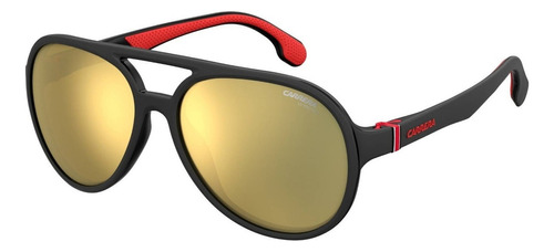 Lentes De Sol Carrera Dorado 5051/s 003k1 Negro-rojo Unisex Varilla Negro Armazón Negro/rojo Diseño Classic