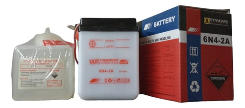 Bateria Standard C/ Acido 6n4-2a Ciclomotos