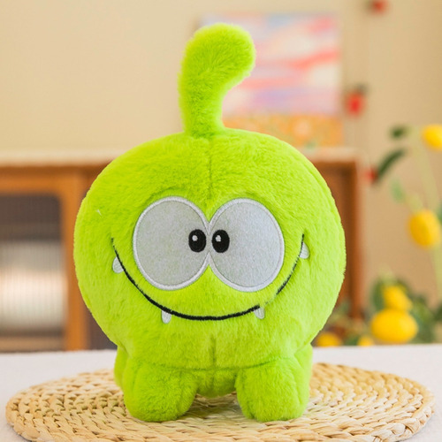 Y Boneca De Bicho De Pelúcia Frog Toy Om Nom Green Fruit
