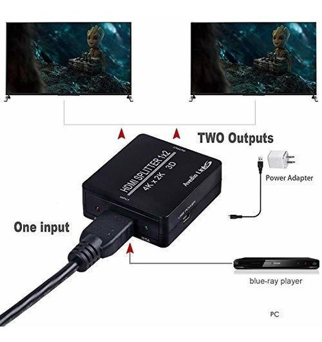 Imagen 3 de 7 de Avedio Vincula Hdmi Splitter