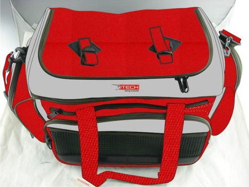 Imagen 4 de 6 de Bolso De Pesca Tech Magnum 48x30x34 Cm Base Rigida