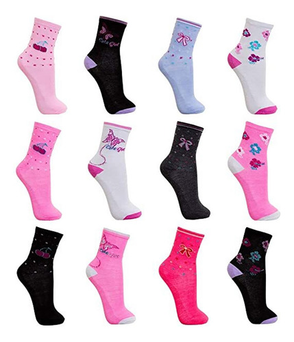 Imagem 5 de 6 de Kit 12 Pares De Meia Cano Longo Feminina