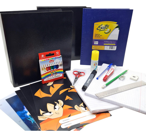 Simple Kit Set Escolares Primaria 6 Grado Sepa. Dragon Ball 