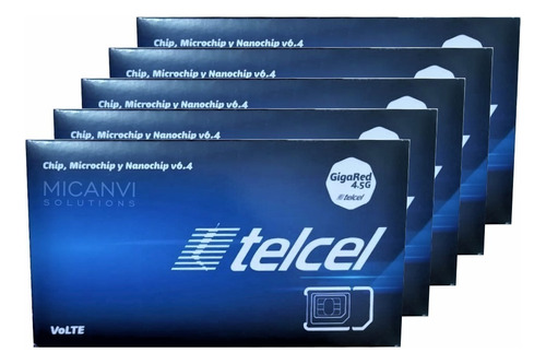 Paquete 15 Chips Activados Telcel