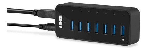 Anker Hub De Datos De 7 Puertos Y Usb 3.0 Con Adaptador De C