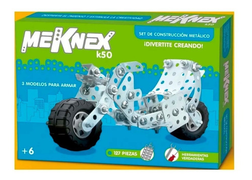 Meknex 3 En 1 Avion Juego Didactico Encastre Mecano 127 Pza