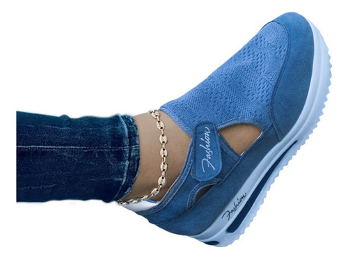 Zapatos De Mujer Confort Plataforma Casuales Transpirables 3