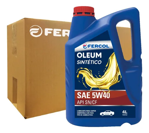 comprar Aceite Fercol Oleum Sintetico 5w-40 4 Lt (caja De 4 X 4 Lt) comprar Aceite Fercol Oleum Sintetico 5w-40 4 Lt (caja De 4 X 4 Lt)