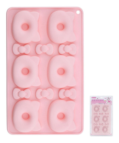 Hello Kitty Donut Pan  Molde De Silicona Antiadherente ...