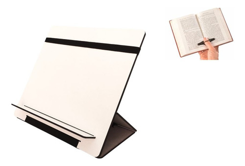 Atril De Lectura Plegable Regulable Libros Blanco | Blick