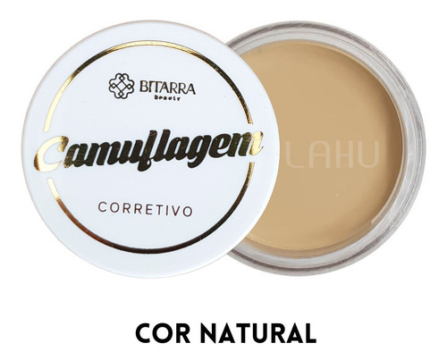 Imagem 2 de 5 de Camuflagem Corretivo Bitarra Cor Natural Nova Embalagem 15g