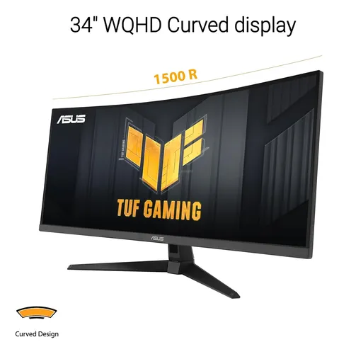 Monitor Curvo Asus Tuf Gaming 34 Qhd 180hz Freesync 1ms