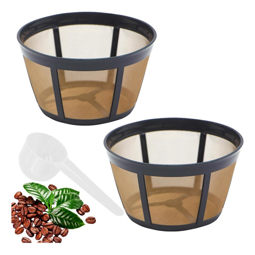 Filtros Reutilizables Para Cafeteras Bunn 8 / 10 De 2 Pzs