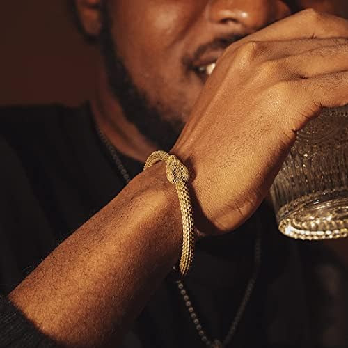 Coppertist.wu Brazalete Ouroboros De Latón Brazaletes De Ser