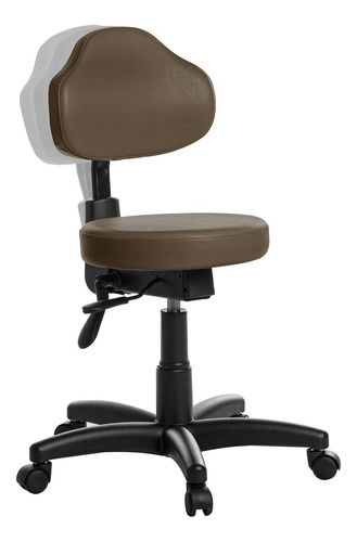 Mocho Ergonômica Estética Clinica Plus Rv Cor Marrom