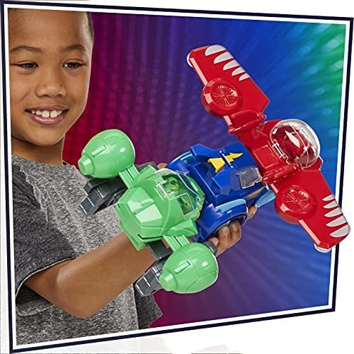 Pj Masks - Juguete Preescolar Combinador Jet 3 En 1, Juego D