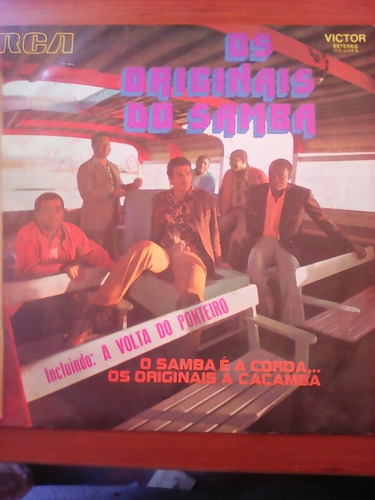 Disco Lp / Os Originais Do Samba / Rca Victor 1972 Brasil