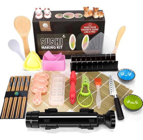 Kit Hacer Sushi 27 Piezas Juego De Sushi Profesional En...