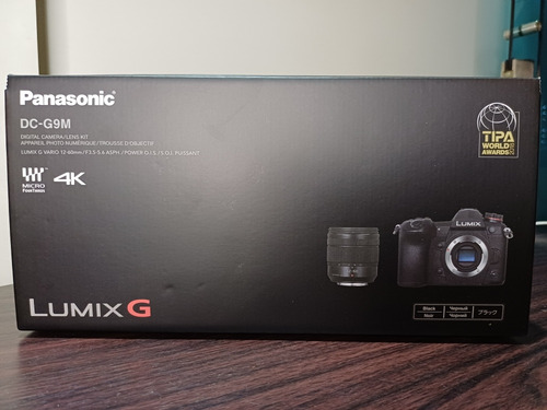 Camara Profesional Panasonic Lumix G9 + Lente Vario 12-60mm