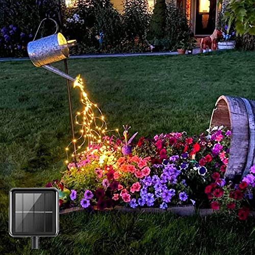 Yiting Solar Waterfall Fairy Bunch Luces Al Aire Libre ...