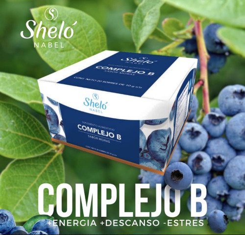 Complejo B Sabor Moras Polvo Para Preparar Bebida 20s Shelo