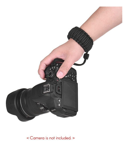 Cordón De Correa Muñeca Cámara Paracord Trenzado Ajustable