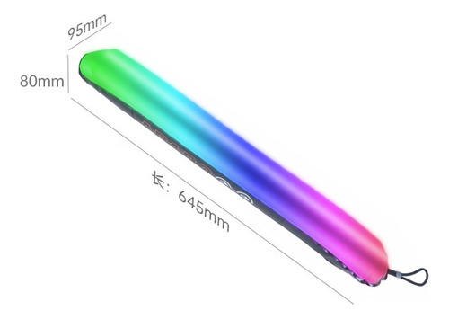 Vara Inflable Rgb Led Aparo Ht-12c, Portátil, 12 W