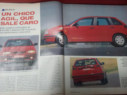 Revista Parabrisas 197 1995 Seat Ibiza Td.leer Bien