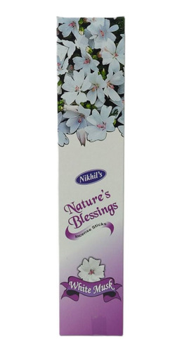 Incenso Nature´s Blessings White Musk - Nikhil´s