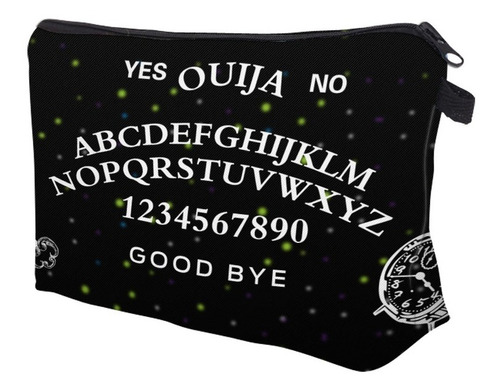 Cosmetiquera Con Diseño De Tabla O Tablero Ouija Letras