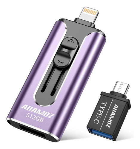 Unidad Flash 512 Gb Para iPhone Memoria Usb Foto Externo