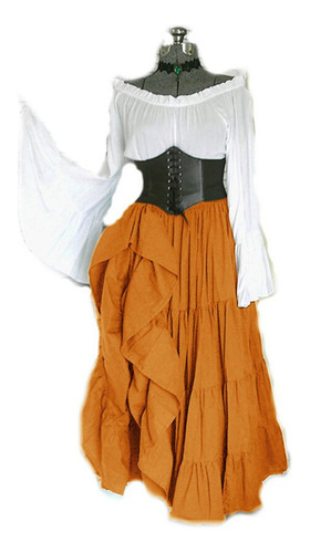 Disfraz De Cosplay Medieval Para Mujer, 5 Disfraces, Antiguo