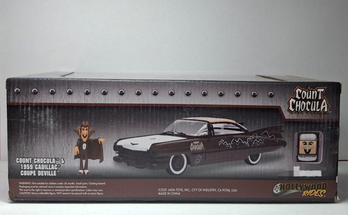 Jada Toys Count Chocula 1959 Cadillac Coupe Deville 1/24 Chocolate (Usado)