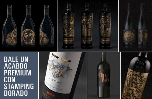 Etiquetas Texturadas Enologicas Artesanal Delicatesen Vinos Bebidas Troquelados Especiales Formas Resistentes Stamping