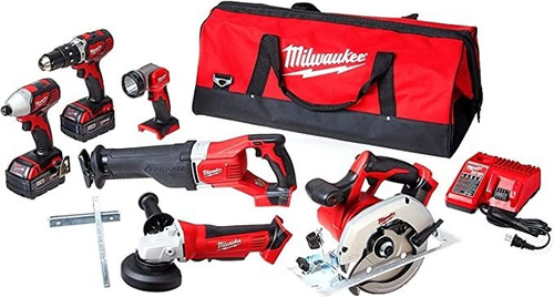 Milwaukee M18 Kit Combinado Inalámbrico De Iones De Litio .