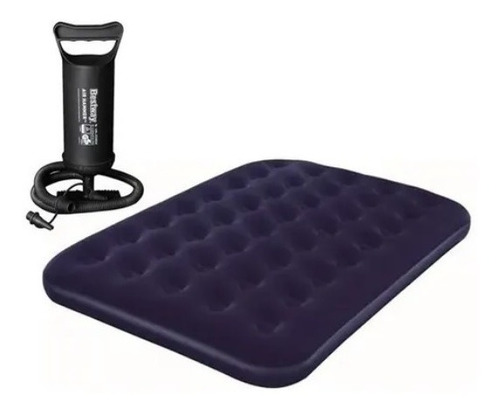Imagen 1 de 9 de Colchon Inflable 2 Plazas Bestway 191x137x22 Cm