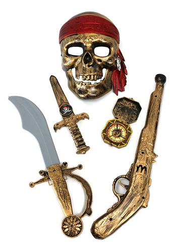 Accesorios De Disfraces Piratas De Halloween De 5 Piezas Par