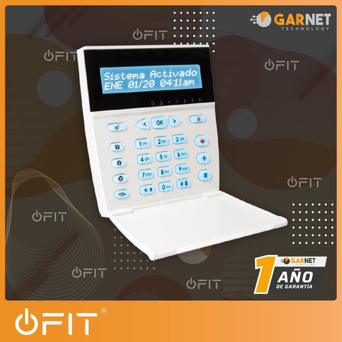 Imagen 4 de 10 de Teclado Lcd Alonso Kpd-860-rf Alfanumerico Con Tecnología Rf