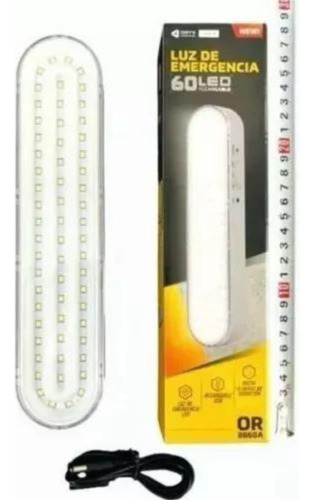 Lampara Recargable Emergencia 60 Led Usb 220v Oryx