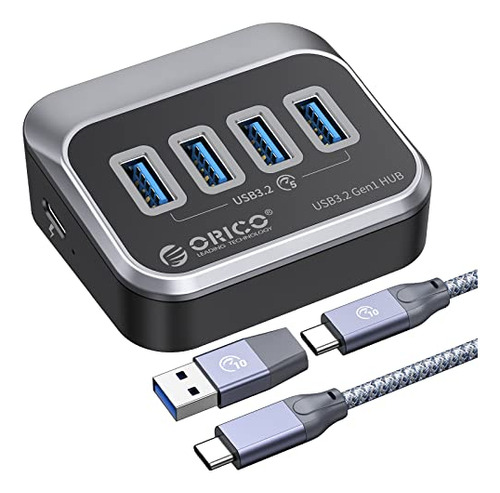 Orico Usb 3.0 Hub [5gbps], 4 Port Usb Hub Con Cable Usb-c De