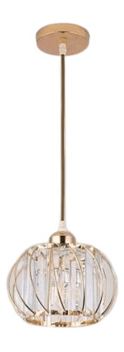 Moderna Lámpara De Cristal De Una Sola Cabeza,vintage Dorado
