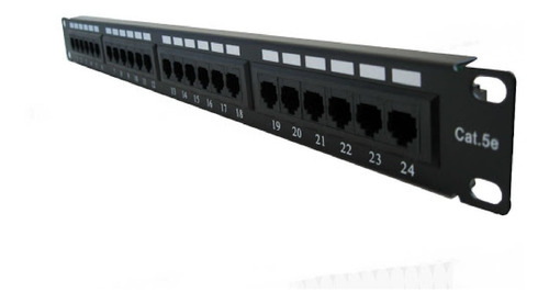 Patch Panel Categoria 5e De 24puertos Amp